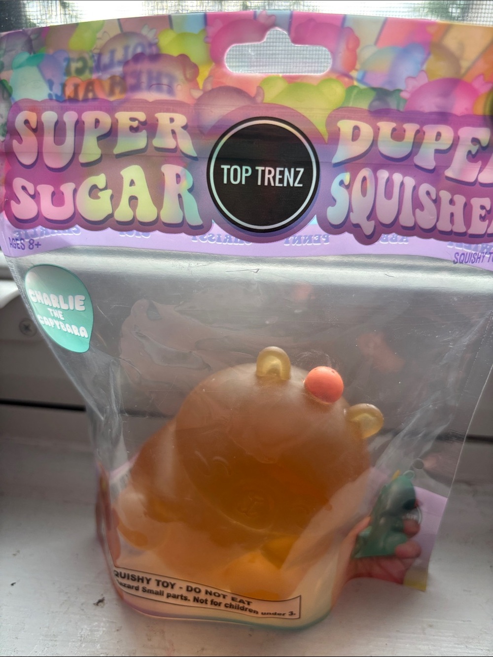 Top Trenz Super Sugar Dupez Squishie - Charlie the Capybara